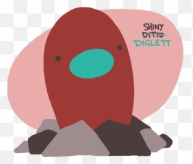 A Shiny Diglett With Ditto Face But - Euston Railway Station Png,Ditto Png