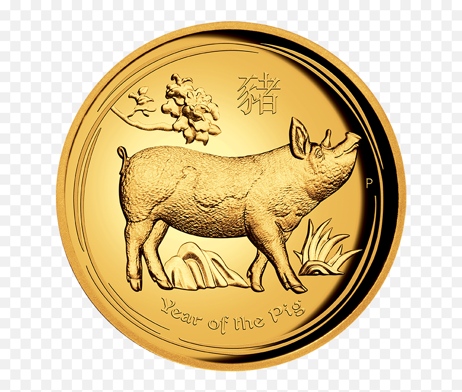 Perth Mint Issues Range Of U0027year The Pigu0027 Coins - All Animal Figure Png,Porky Pig Png