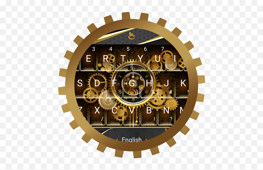 App Insights Clock Luxury Gold Keyboard Theme Apptopia - Bicycle Png,Clock Emoji Png
