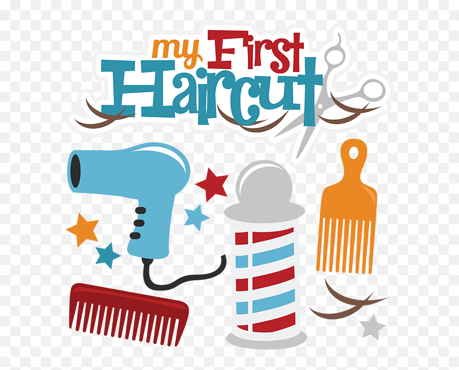 Hairdresser Clipart Haircut Transparent - First Haircut Clipart Png,Haircut Png