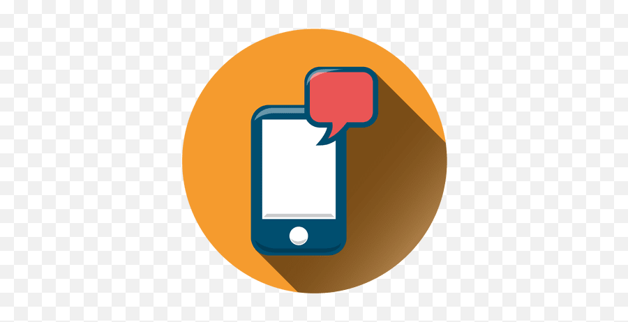 Smartphone Chat Circle Icon - Transparent Png U0026 Svg Vector File Smart Phone Logo Circle,Chat Icon Png