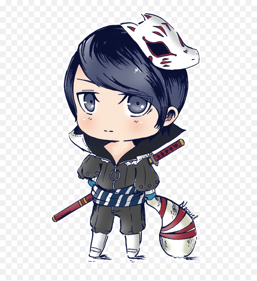 Persona 5 Chibi Png Yusuke