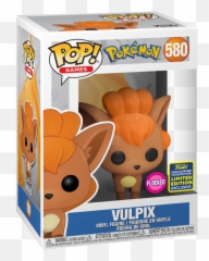 Pokemon - Funko Pop Vulpix Flocked Png,Vulpix Transparent