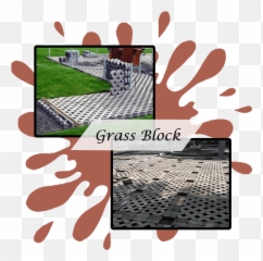 Grass Block U2013 Dunia Paving Rabcon - Mud Splatter Silhouette png