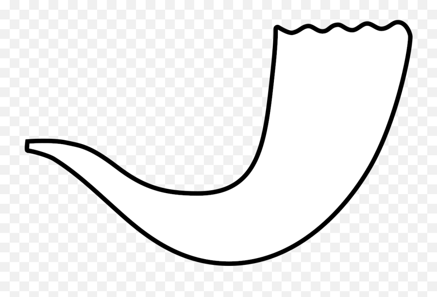 Shofar 01 - Shofar Clipart Black And White Png,Shofar Png