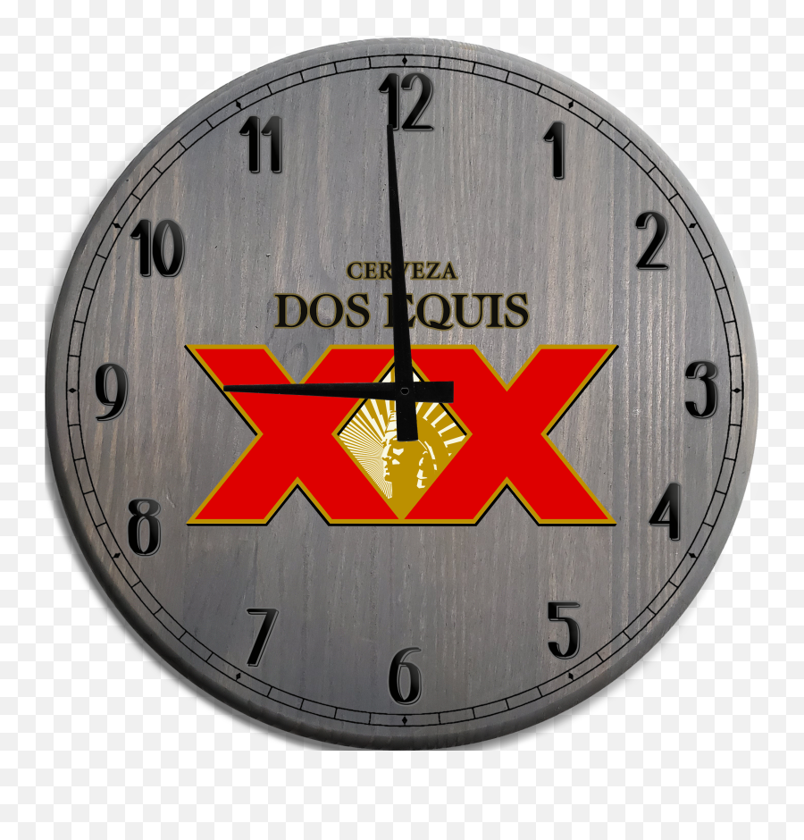Large Wall Clock Dos Equis Xx Beer - Wall Clock Png,Dos Equis Logo Png