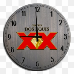 Large Wall Clock Dos Equis Xx Beer - Wall Clock Png,Dos Equis Logo Png