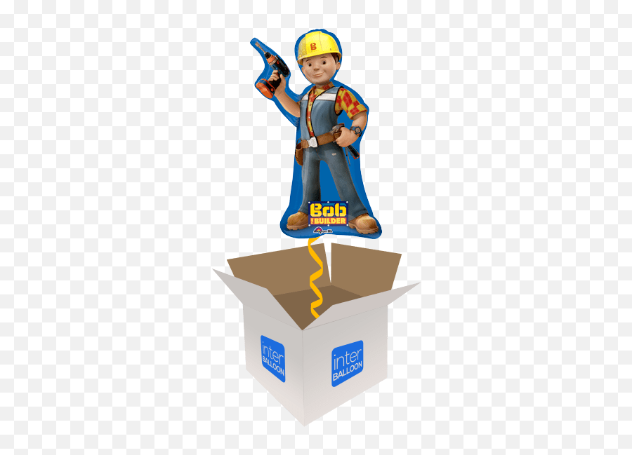 Bob The Builder Balloon Transparent Png - Transparent 80th Birthday Clipart,Bob The Builder Transparent