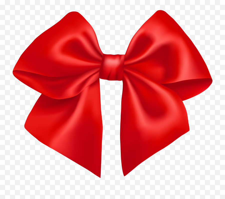 Red Gift Bow Transparent Png Clipart - Red Bow Transparent,Present Bow Png