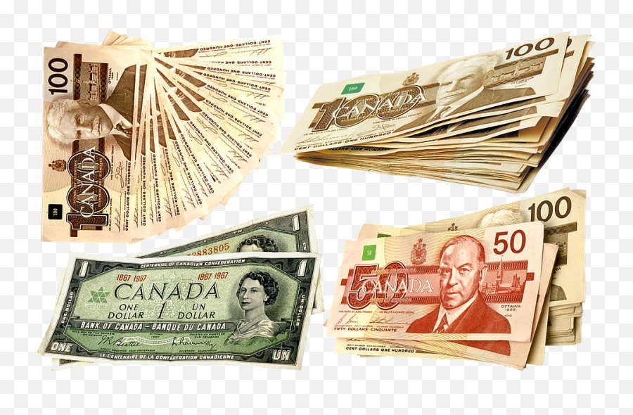 Dinero Dólares Canadienses Moneda - Canadian Png,Dolares Png