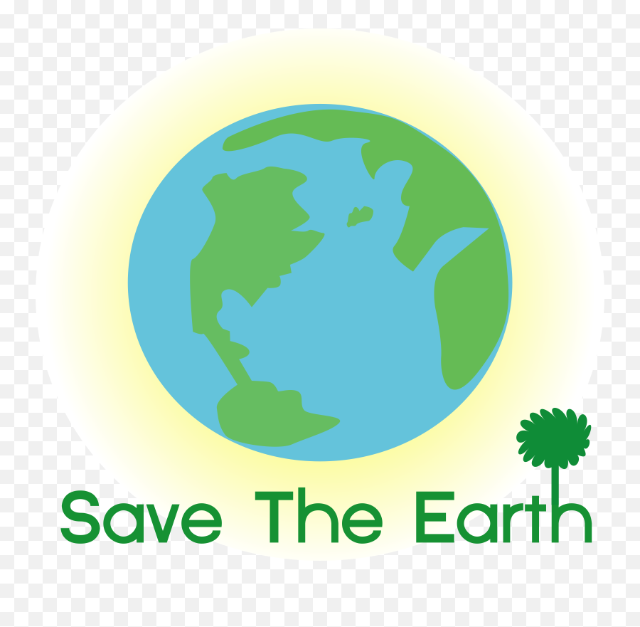 Logo Save Earth Clip Art - Vector Clip Art Logo Save Earth Png,Earth Logo Png