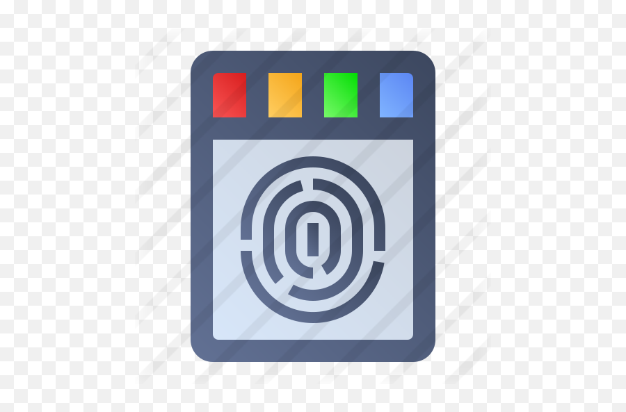 Fingerprint Scanner - Vertical Png,Fingerprint Scanner Icon