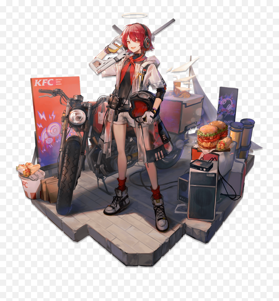 Arknights Video Game - Tv Tropes Kfc Exusiai Png,Suicide Squad Folder Icon