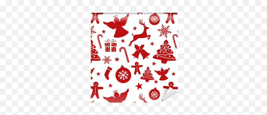 Christmas Pattern Washable Custom - Made Wallpaper U2022 Pixers We Live To Change Kerst Patroon Png,Christmas Pattern Png