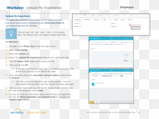Upload My Experience - Workday png