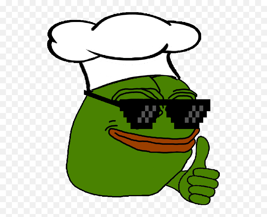 Pepe Frog Whatsapp Sticker - Feelsbadman Chef Png,Pepe Frog Png