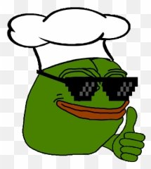 Pepe Frog Whatsapp Sticker - Feelsbadman Chef Png,Pepe Frog Png