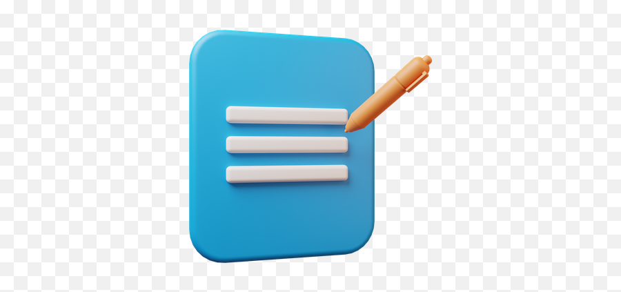 Paper And Pen Icon - Download In Line Style Horizontal Png,Editing Paper Icon