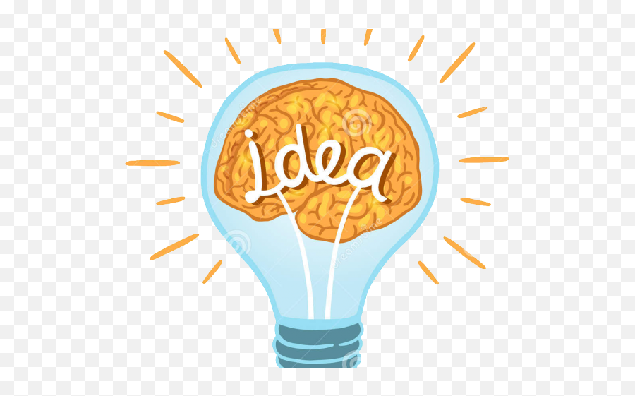 Lightbulb Clipart Human Brain - Brain Light Bulb Png,Human Brain Png