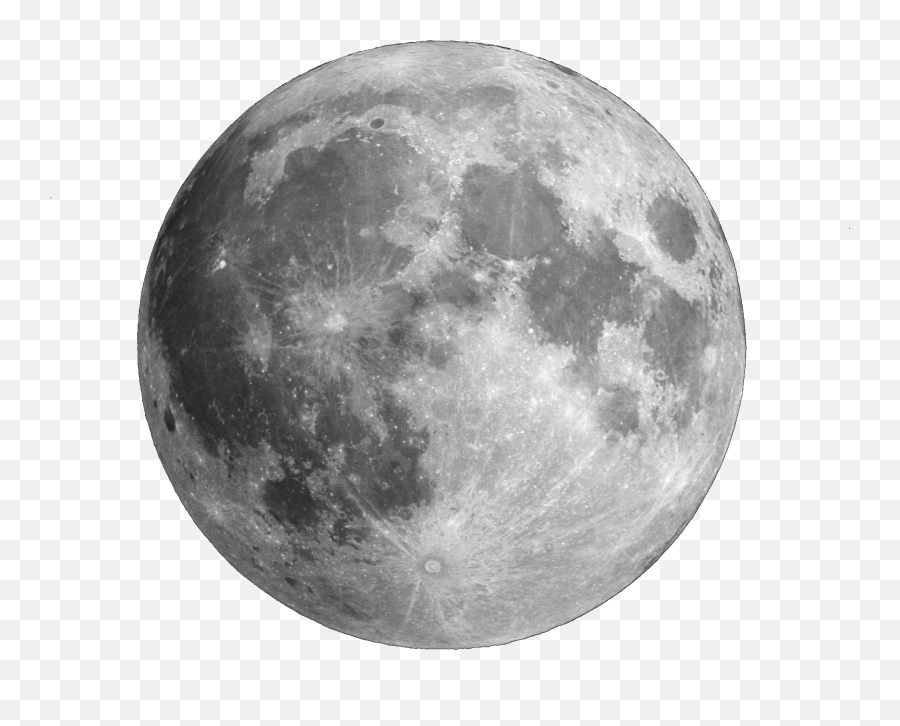 Full Moon Lunar Phase Clip Art - Moon Png,Full Moon Transparent Background