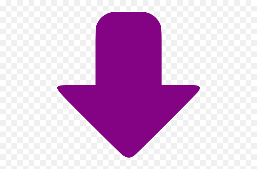 Purple Down Icon - Free Purple Arrow Icons Purple Down Arrow Icon Png,Down Icon