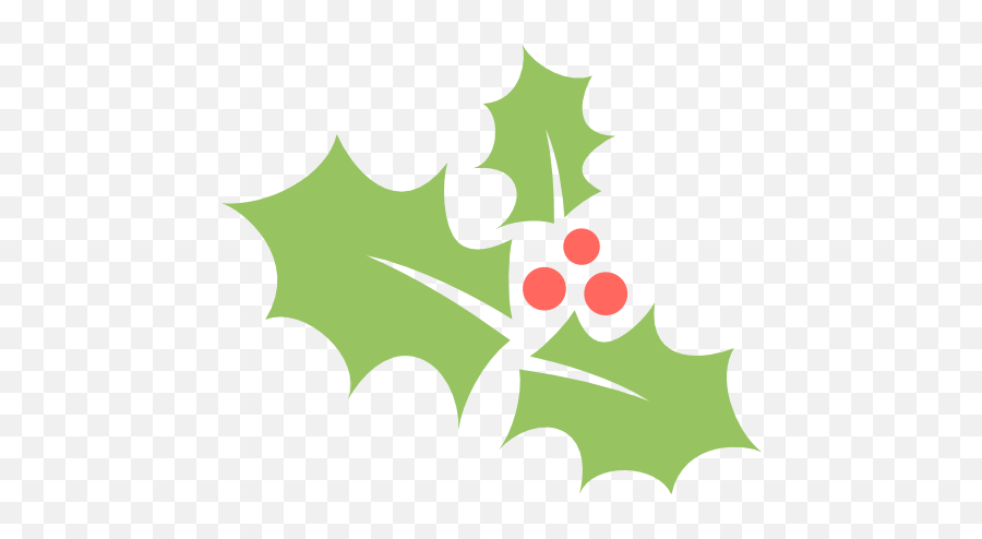 Holly Leaf Icon - Vector Christmas Leaf Png,Holly Png
