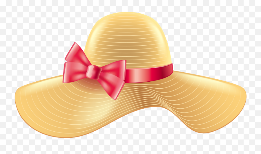 Download Vector Designer Straw Sun Fashion Hat Women Clipart - Sun Hat Clip Art Transparent Background Png,Nurse Hat Png