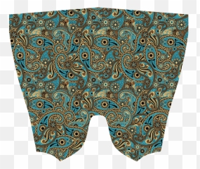 Blue Gold Paisley - Paisley Png,Paisley Png