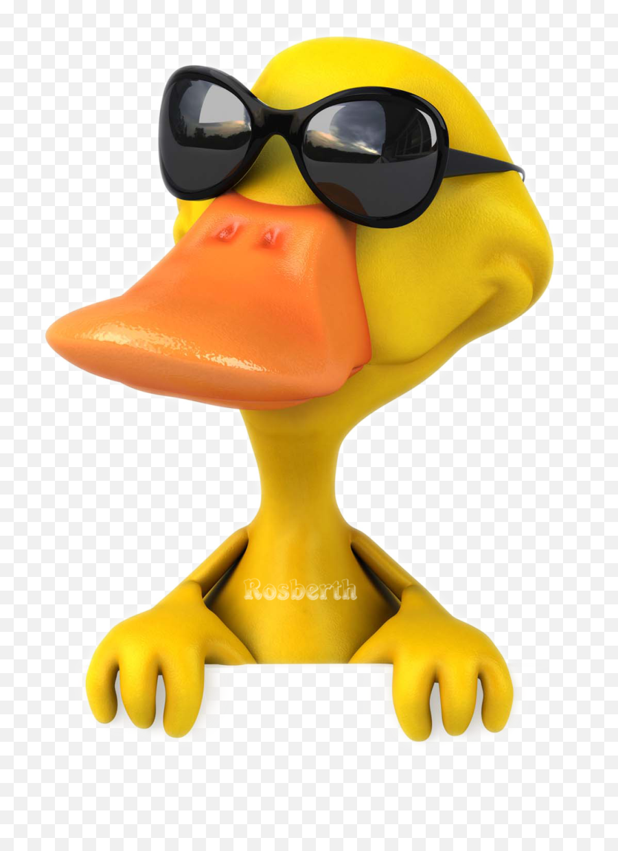Duck Animated Png Sunglasses Vector Nobackground Rosber - Cartoon Ducks With Glasses,Sunglasses Vector Png