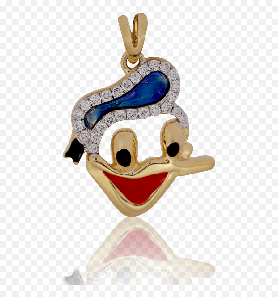 Nac - Product Detail Donald Duck Enamel Gold Pendant Donald Duck Pendant Png,Donald Duck Transparent
