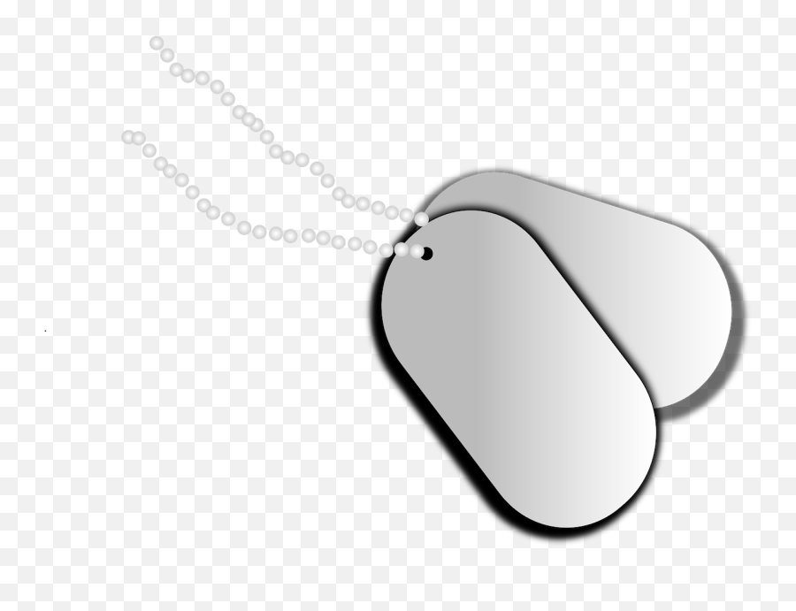 Dog Tags Identification - Military Dog Tag Png Transparent,Dog Tags Png