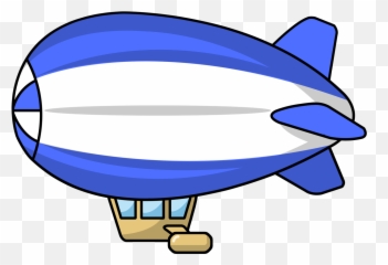Airship Clipart Transparent Png Image - Blimp Clipart Png,Airship Png