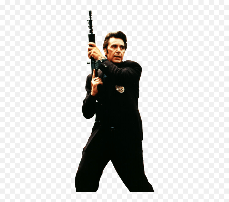 Download Hd Al Pacino Holding Gun - Al Pacino Png Al Pacino Heat 1995,Hand Holding Gun Transparent