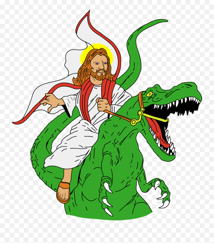 Velociraptors Make For Better Pets And Society The - Jesus Riding A Raptor Png,Velociraptor Png