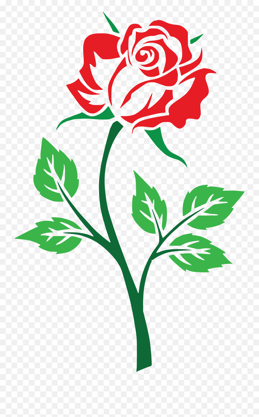 Clipart Rose Png - Clipart Rose Flower,Rose Clipart Png