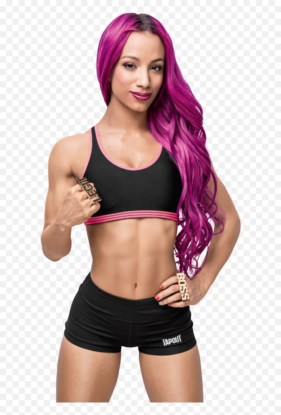 Muscle And Fitness Magazine Logo Png - Fitness Woman Png,Sasha Banks Png