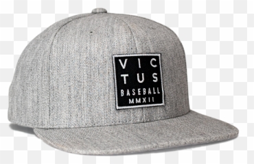 Grey Four Corners Snapback Hat - Baseball Cap png