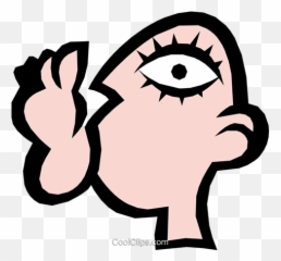 Weird Face Royalty Free Vector Clip Art - png