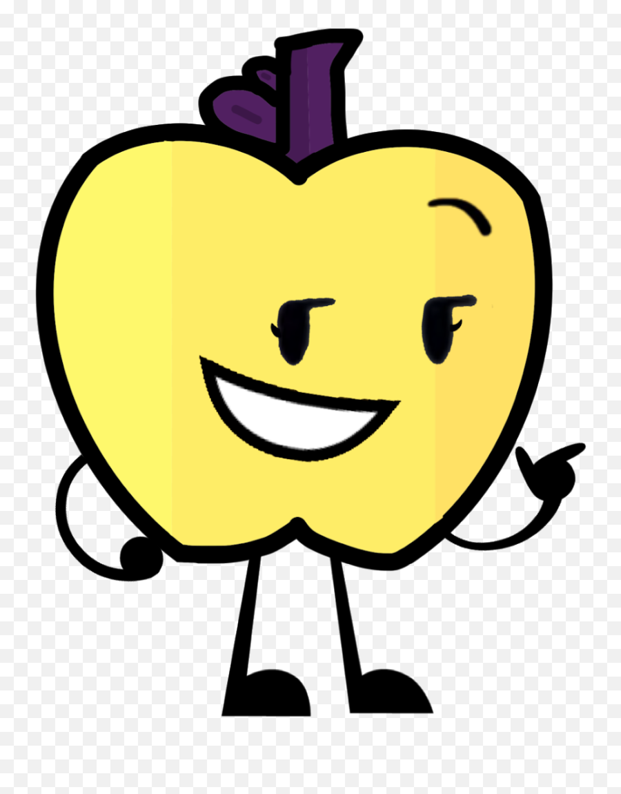 Download Golden Apple - Cartoon Full Size Png Image Pngkit Smiley,Golden Apple Png