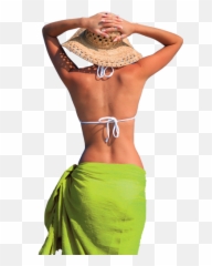 Download Hd Beach Girl - Girl In The Beach Png Transparent Girl On The Beach Png,Beach Png