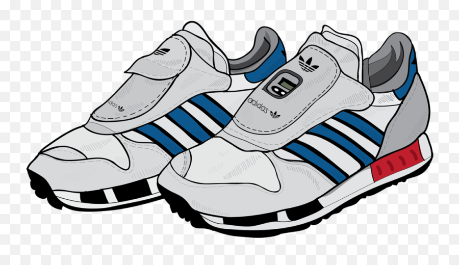 Running Shoe Clipart - Shoes Clipart Transparent Background Png,Addidas Png
