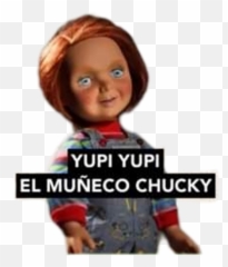 Download Chucky Png Image With No - Yupi Yupi El Muñeco Chucky Sticker,Chucky Png