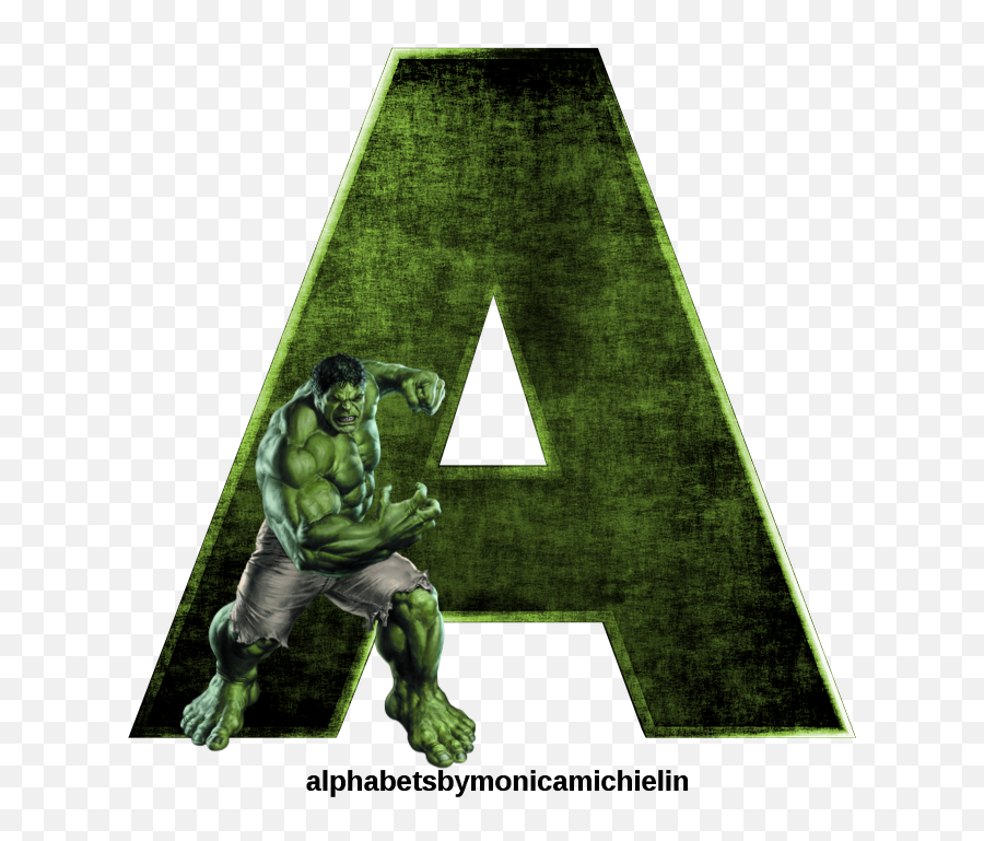 Alfabeto Do - Letter Avengers Alphabet Png,The Hulk Png