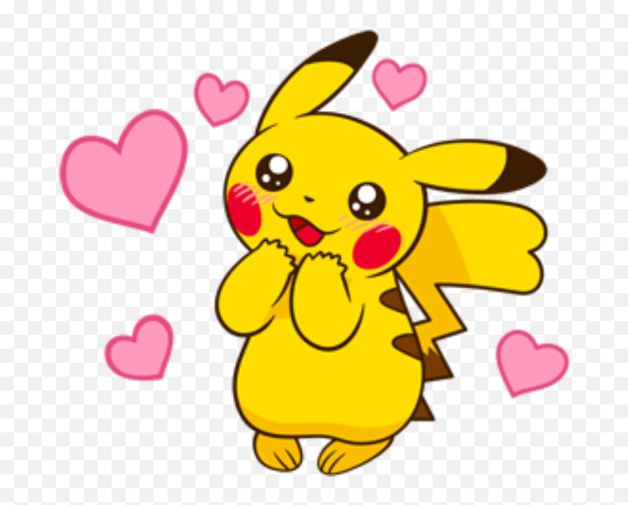 Pikachucute - Sticker By Sudeg Transparent Pikachu Love Gif Png,Cute Pikachu Png