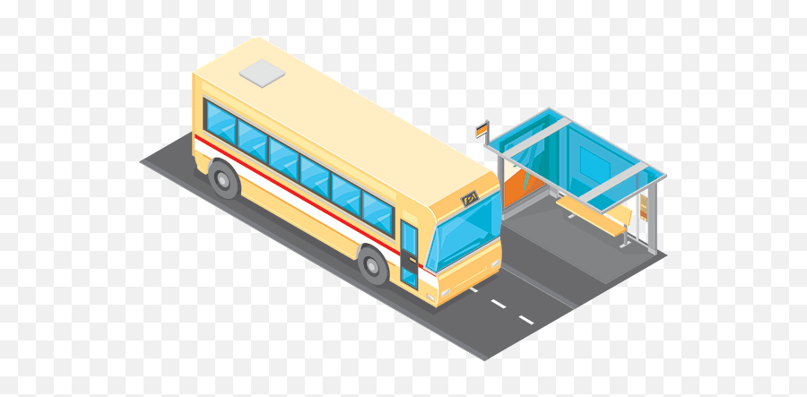 Download Bus Stop Icon - Bus Full Size Png Image Pngkit Bus Station Icon Png,Magic School Bus Png