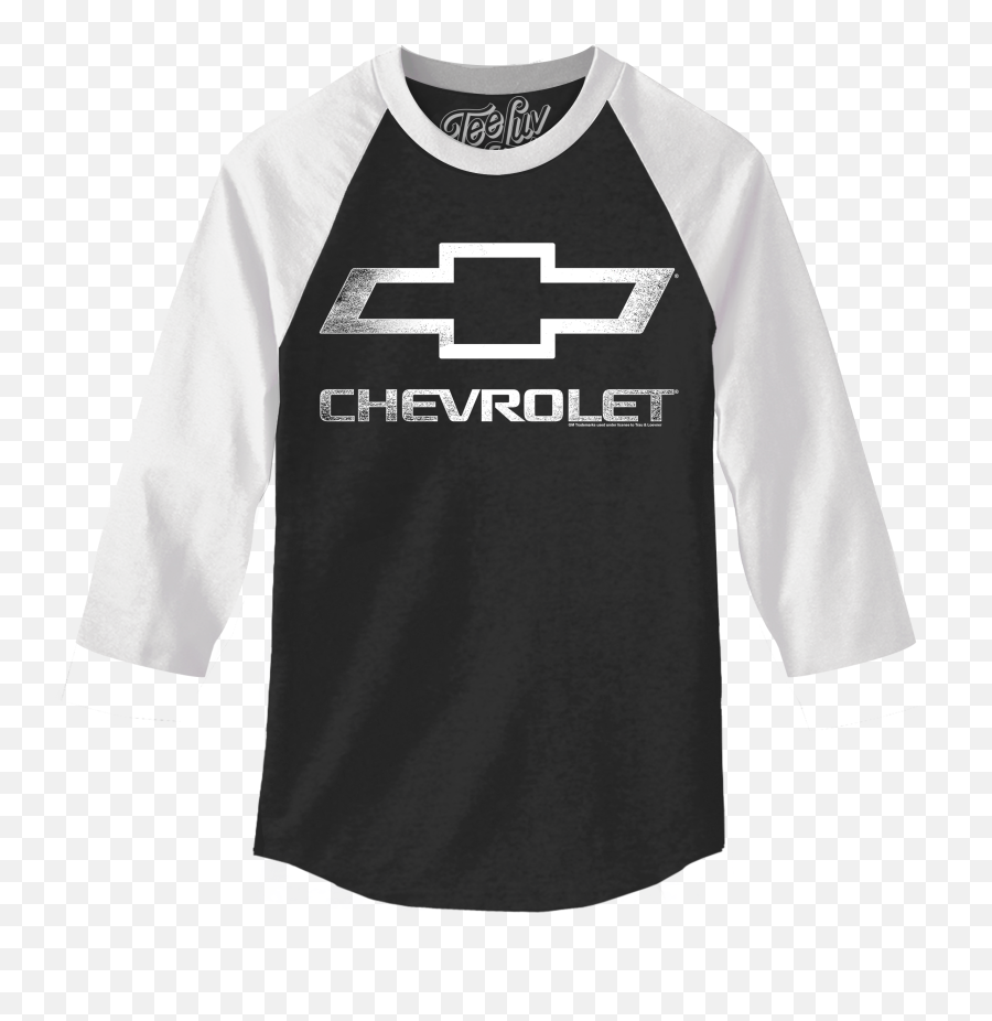 4 Sleeve Raglan Jersey T - Chevrolet Logo Black Png,Chevrolet Logo Png