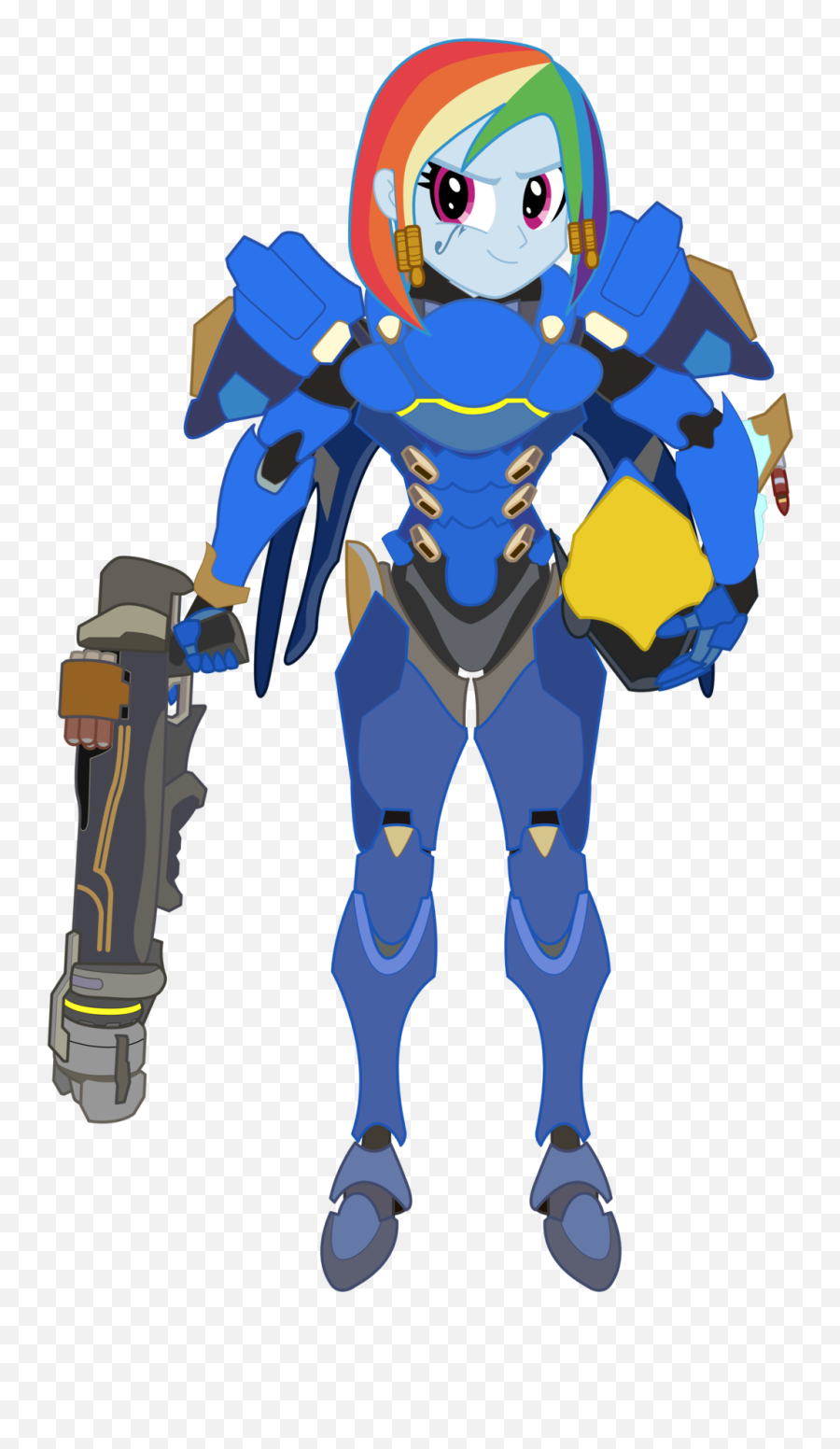 Blue Pharah Overwatch Transparent - Pharah And Undyne Png,Pharah Transparent