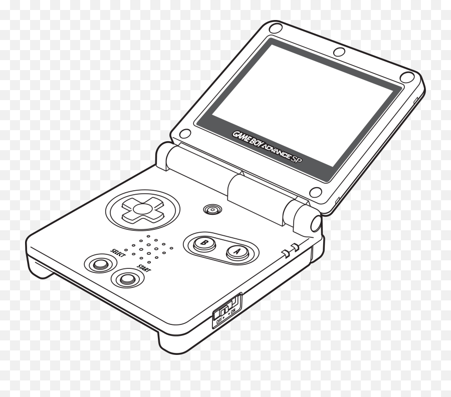 Game Boy Advance Sp Render - Gameboy Advance Sp Render Png,Gameboy Color Png