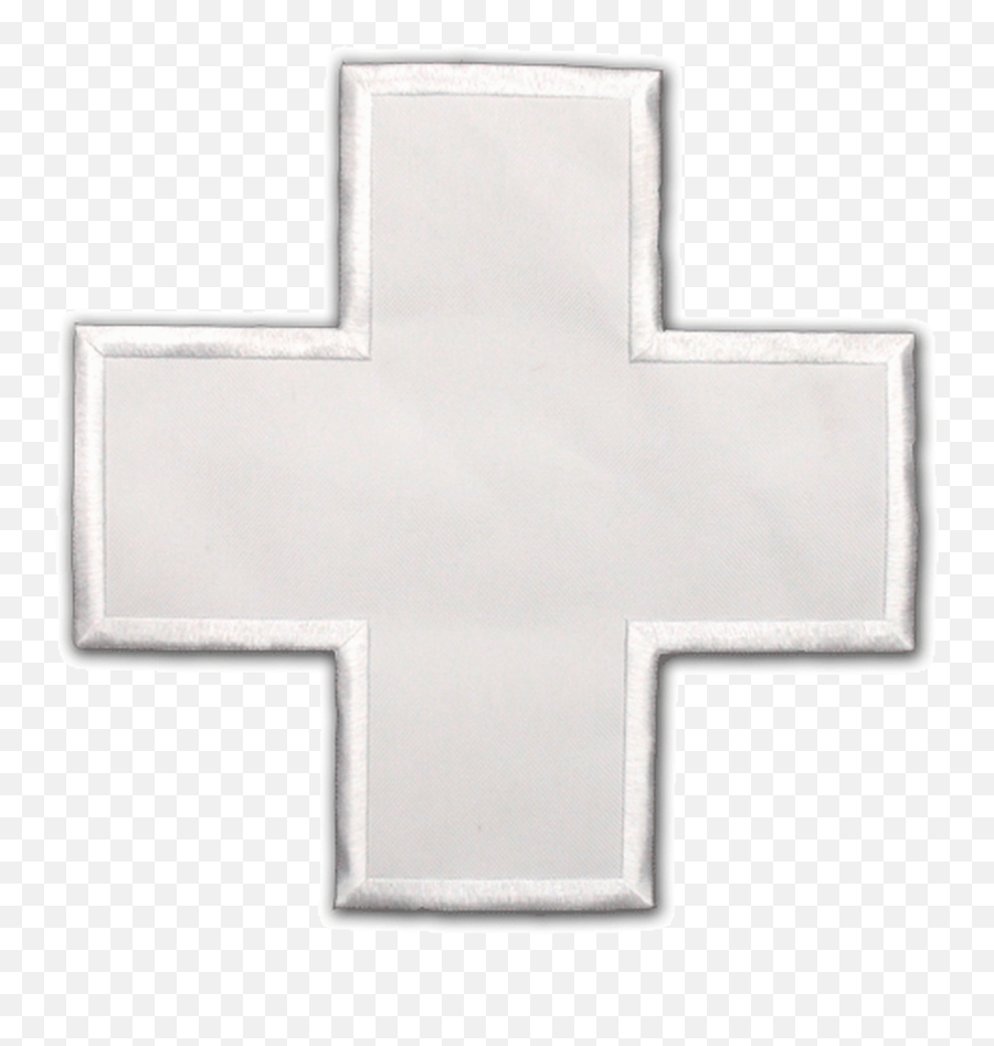 Embroidered White Cross - Cross Png,White Cross Png