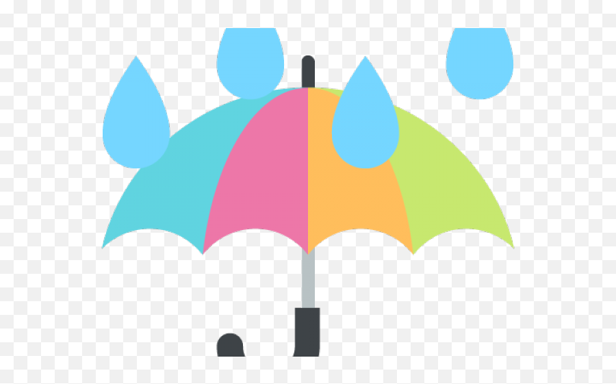 Umbrella Clipart Rain - Umbrella Raindrops Emoji Gotas De Lluvia Animadas Png,Rain Drops Transparent Background